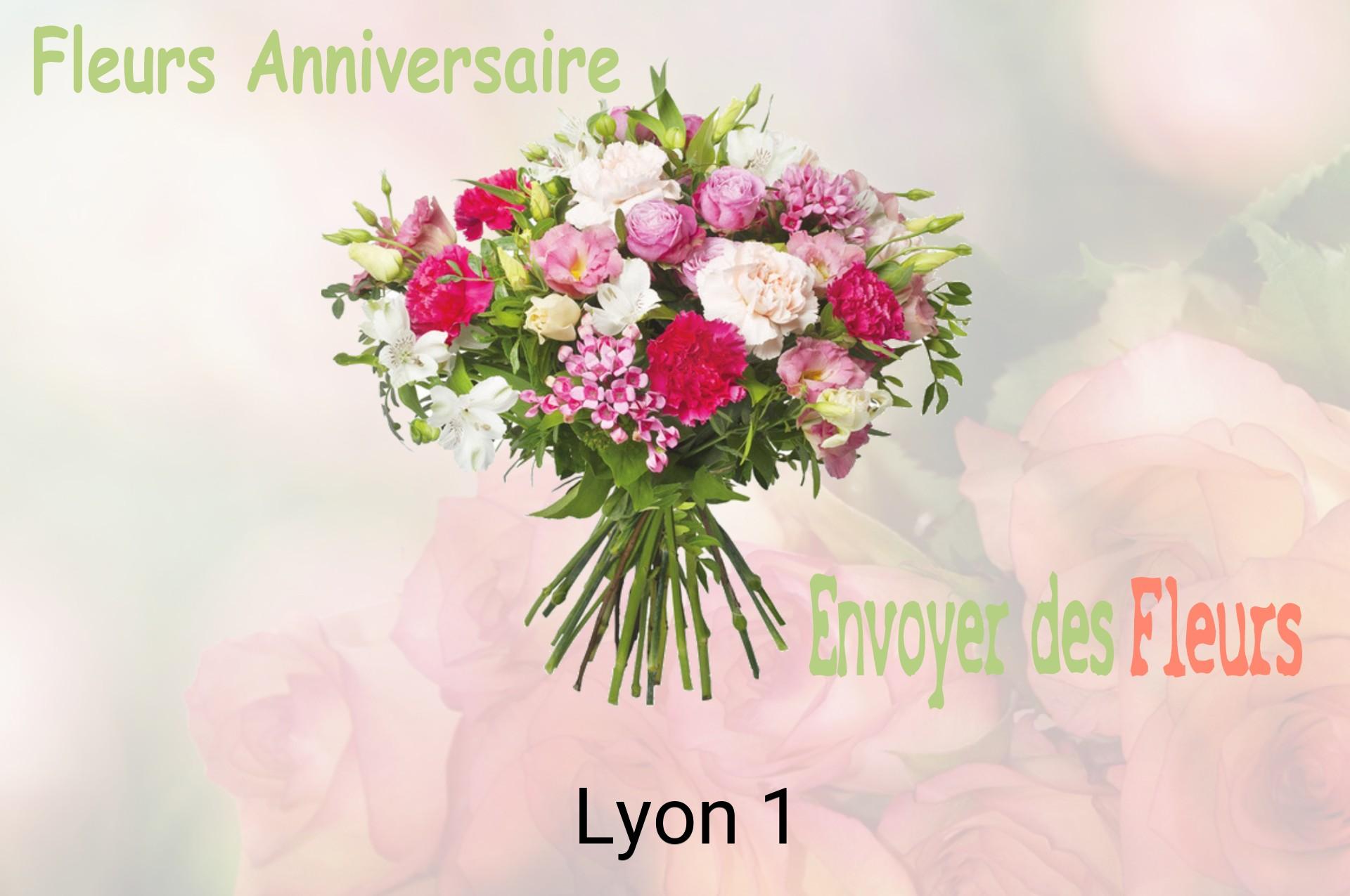 Bouquet de fleurs d’anniversaire livré à Lyon-1