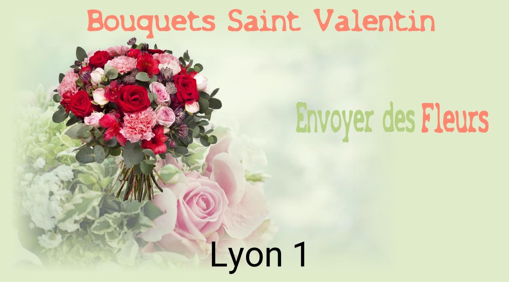 Roses de Saint-Valentin livrées à Lyon-1